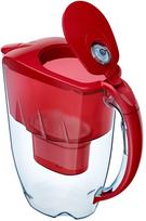 aquaphor filtravimo indas - Vandens filtravimo indas Aquaphor Jasper, 2.8 l, skaidri/raudona - 3 nuotrauka