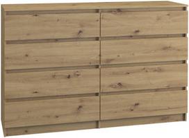 Komoda Top E Shop Malwa M8, ruda, 138x40x97 cm