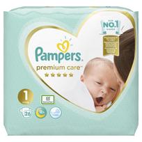 sauskelnes - PAMPERS sauskelnės Premium Care, 1 dydis N26 - 2 nuotrauka