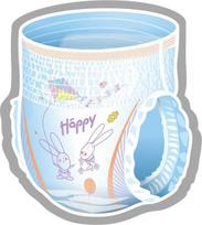 bella happy - HAPPY JUNIOR PANTS sauskelnės-kelnaitės vaikams 11-18 kg N22 - 3 nuotrauka