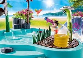 vandens purkstuvas - Playmobil - Fun pool with water sprayer 70610 - 3 nuotrauka
