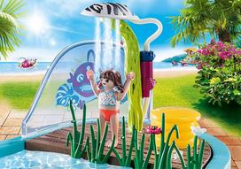 vandens purkstuvas - Playmobil - Fun pool with water sprayer 70610 - 4 nuotrauka