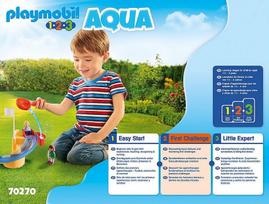 vandens slidas - Playmobil Aqua 1-2-3 Water Slide 70270 - 4 nuotrauka