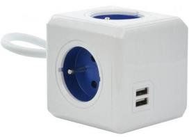 powercube - Allocacoc 2402BL/FREUPC Power Extension Blue/White - 1 nuotrauka