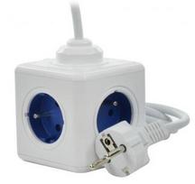 powercube - Allocacoc 2402BL/FREUPC Power Extension Blue/White - 2 nuotrauka