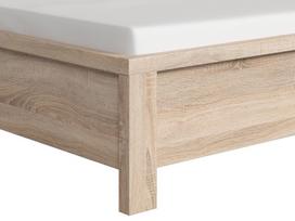 ciuziniai 140 200 - Lova Black Red White Kaspian Sonoma Oak, 140 x 200 cm - 4 nuotrauka