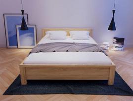 ciuziniai 140 200 - Lova Black Red White Kaspian Sonoma Oak, 140 x 200 cm - 6 nuotrauka