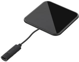 qi wireless charging - Tellur WCP03 Ultra-Slim Qi Wireless Fast Charging Pad Black - 1 nuotrauka