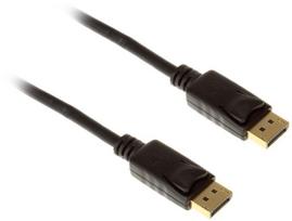 displayport kabelis 3m - InLine DisplayPort 4K UHD Cable 3m Black - 2 nuotrauka