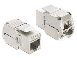 Delock Cat 6a STP RJ45 - LSA Keystone Module