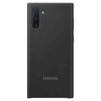samsung note 10 dekliukas - Samsung Silicone Back Case For Samsung Galaxy Note 10 Black - 1 nuotrauka