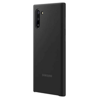 samsung note 10 dekliukas - Samsung Silicone Back Case For Samsung Galaxy Note 10 Black - 4 nuotrauka