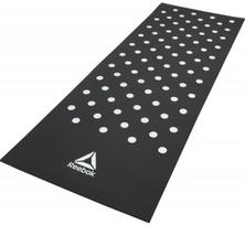 Treniruočių kilimėlis Reebok Spots 7 mm, juodas