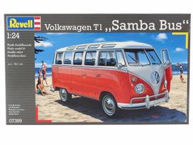 revell konstruktoriai - Revell VW T1 Samba Bus 1:24 07399R - 3 nuotrauka