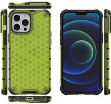 mini telefonai - Hurtel Honeycomb Iphone 13 mini, apple iphone 13 mini, žalia - 2 nuotrauka