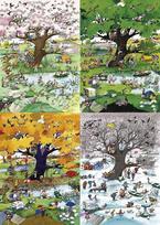 puzzle 2000 - Heye Puzzle Four Seasons 2000pcs - 2 nuotrauka