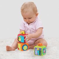 lavinamasis kudikio - Kaladėlės WinFun Stack'N Play Activity Block 0613 - 3 nuotrauka
