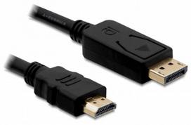 display port laidas - Akyga Cable HDMI / DisplayPort 1.8m Black - 3 nuotrauka