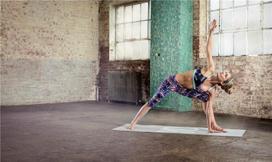 dvipusis kilimelis - Dvipusis treniruočių kilimėlis Reebok Yoga – pilkas, 4 mm - 3 nuotrauka