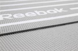 dvipusis kilimelis - Dvipusis treniruočių kilimėlis Reebok Yoga – pilkas, 4 mm - 4 nuotrauka