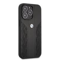iphone case leather - BMW BMHCP13LRSPPK Leather Back Case For Apple iPhone 13 / 13 Pro Juodas - 2 nuotrauka