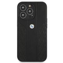 iphone case leather - BMW BMHCP13LRSPPK Leather Back Case For Apple iPhone 13 / 13 Pro Juodas - 3 nuotrauka