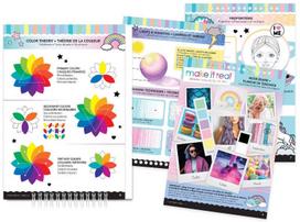 eskizu knygele - Lipdukas Make It Real Fashion Design Sketchbook Pastel Pop - 3 nuotrauka