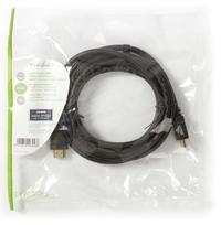 3m hdmi kabelis - Nedis High Speed HDMI Cable w/ Ethernet 3m Black - 3 nuotrauka