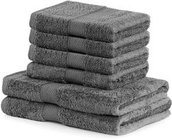 DecoKing Bamby Towel Set 6pcs Charcoal