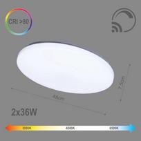 tope sopot led - Tope Sopot 477200700680, plafonas, 36 W - 7 nuotrauka