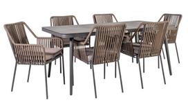 Sodo baldų komplektas Home4you Andros Grey