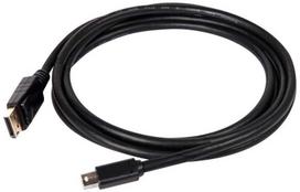 displayport kabelis 2.1 club3d - Club 3D DisplayPort 1.2 to Mini DisplayPort 2m Black - 1 nuotrauka