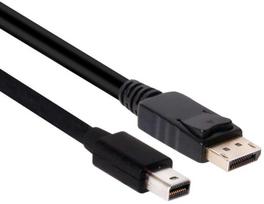 displayport kabelis 2.1 club3d - Club 3D DisplayPort 1.2 to Mini DisplayPort 2m Black - 2 nuotrauka