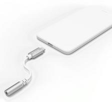 lightning adapter to usb c - Hama Lightning Adapter to 3.5mm Audio Socket White - 2 nuotrauka