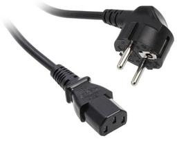 c13 power kabelis - Kolink Power Cable SchuKo To IEC Connector C13 1.8m Black - 1 nuotrauka