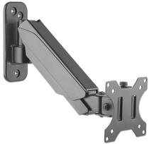 televizoriaus universalus laikiklis - MANHATTAN Universal Gas Spring Monitor Wall Mount Single Gas-Spring Arm Supports One 17-32" - 3 nuotrauka