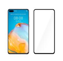 juoda plevele - Tellur Tempered Glass 2.5D Full Cover Full Glue for Huawei P40 black - 2 nuotrauka