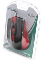 kompiutero peles - Omega OM05R Red (Raudona) - 5 nuotrauka