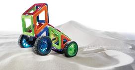 geosmart - GEOSMART magnetinis konstruktorius su RC Lunar Rover 30 pcs., GEO211 - 2 nuotrauka