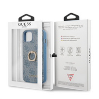 iphone ring - Guess Ring Stand for Apple iPhone 13, apple iphone 13, mėlyna - 5 nuotrauka