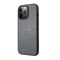 apple iphone 1 - Guess Saffiano for Apple iPhone 13 Pro, apple iphone 13 pro, pilka - 2 nuotrauka