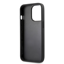 apple iphone 1 - Guess Saffiano for Apple iPhone 13 Pro, apple iphone 13 pro, pilka - 5 nuotrauka