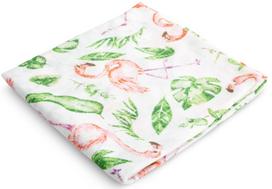 Sensillo vystyklas baltas, flamingas, 70x80, 0980