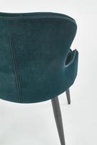 zalios valgomojo kedes - Valgomojo kėdė Halmar K366 Dark Green - 6 nuotrauka