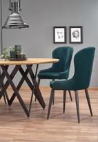 zalios valgomojo kedes - Valgomojo kėdė Halmar K366 Dark Green - 11 nuotrauka