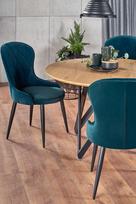 zalios valgomojo kedes - Valgomojo kėdė Halmar K366 Dark Green - 12 nuotrauka