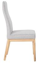 valgomojo kede kresliukas - Valgomojo kėdė Home4you Preston Light Grey, 1 vnt. - 3 nuotrauka