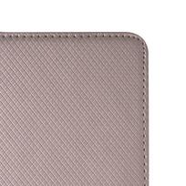 deklas huawei p20 - Forever "Smart Magnetic Fix Book Case Huawei P20 Lite" Gold - 5 nuotrauka
