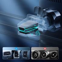 magsafe laikiklis telefonui - Choetech Car Magnetic Mount Inductive Qi Charger 15W T200-F - 11 nuotrauka