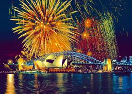 ravensburger puzzle 1000 - Ravensburger Puzzle Fireworks Over Sydney 1000pcs 164103 - 2 nuotrauka